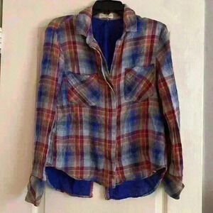 Cloth & Stone Plaid Button Up